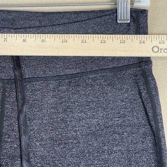 Lululemon Pants Womens M Gray Wide Leg Cropped Drawstring Waist Athletic Stretch - Picture 4 of 12